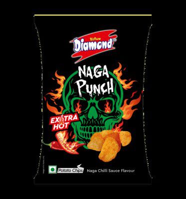 Swiggy Instamart : Yellow Diamond Naga Punch Chips