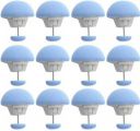 YELONA 12-Pcs Blue Duvet Cover Pin & Clips,Double Sided Quilt Fasteners,Cushion,Curtain Cotton Batting  (1.3 cm x 2.9 cm)...