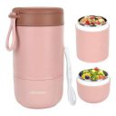 YELONA Stainless Steel Lunch Pot for Meals, Lunch, Tiffin Box - Baby Pink, 730 ML...