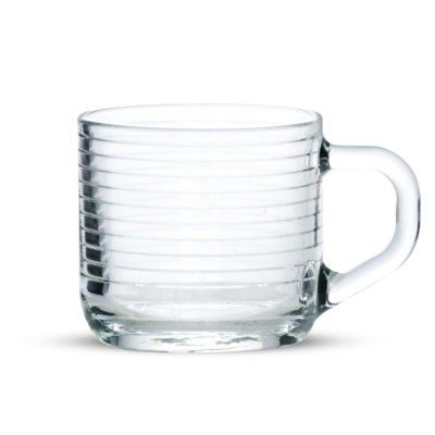 Yera Cosmos Cup with Handle | for Tea, Coffee, Milk | Glass Mug with Handle (120ml)