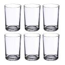 Yera Glass Tumbler - 6 Pieces, Clear, 225ml...
