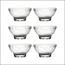 Yera Ice Cream Delight 170ml Glass Bowl Set - Perfect for Puddings, Plus Bonus 250ml Ice Cream Bowls in a Set of 6...