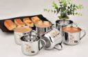 YM Stainless Steel - Royal Premium Tea Cup Coffee Cup (Set of 6)...
