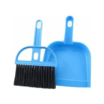 YNA Mini Dustpan with Brush Broom Set for Multipurpose Cleaning 2 pcs