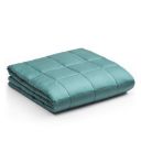 YnM Bamboo Weighted Blanket with 100% Pure Natural Bamboo Viscose & 15 lbs for 90-150 lbs Individual, (48"x 72", Sea Green)...