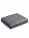 YnM Cotton Material Weighted Blanket Heavy Oeko-Tex Certified with Premium Glass Beads, Suit for One Person Use on Twin/Full Bed (Dark Grey, 48x72 12lbs)...
