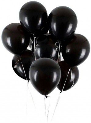 YNS Crafts Stock Metallic Premium Party & Celebration Black Balloon- Pack of 75