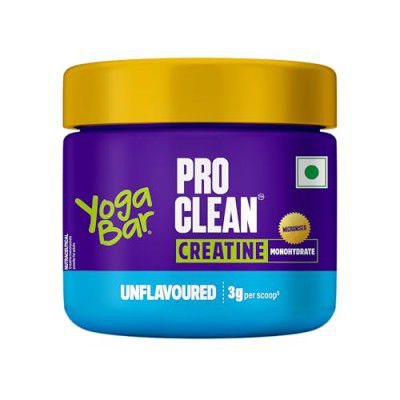 Yoga Bar Pro Clean Creatine Monohydrate | 100g, for Fitness and Strength Support