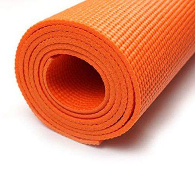 Yoga mat, Gym Mat for Workout at Home (4mm, Orange)