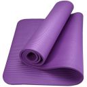 Yoga Mats for Women and Men NBR Material with Carrying Strap, (4mm) (Purple)...