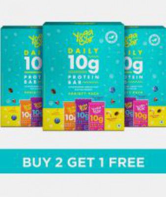 Yogabar 10 g Protein Bar Variety Pack | Pack Of 18 | 900 g