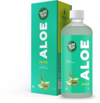 Yogabar Aloe Vera Juice Tonic For Skin and Hair | Aloe Juice Oraganic | No Added Sugar - 1 Liter  (1000 ml)