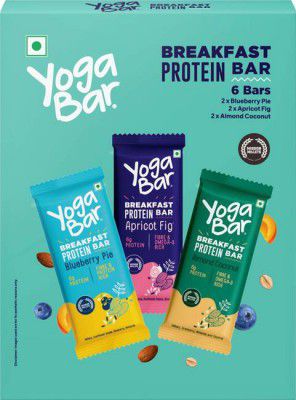 Yogabar Breakfast Protein Bars Variety Flavors Protein Bars  (270 g)