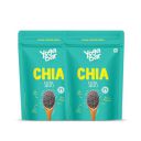 Yogabar Chia Seeds - Calcium, Iron & Zinc - Diet Food Healthy Snacks 1Kg (500g x Pack of 2)...