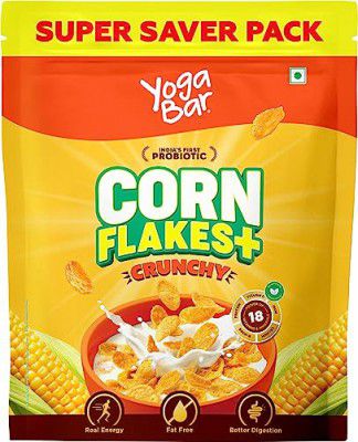 Yogabar Cornflakes Original Healthy Crunchy Breakfast cereals with Probiotics - 850g