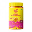 Yogabar Crunchy Peanut Butter Unsweetened | Premium Non GMO Slow Roasted Peanut Butter| No Added Sugar Peanut Butter Crunchy | No Palm Oil & Vegan 1kg...