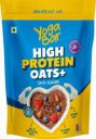 Yogabar High Protein Oats 850g | 20g Protein | Choco Almond Oatmeal |Breakfast cereal | Plastic Bottle  (850 g)...