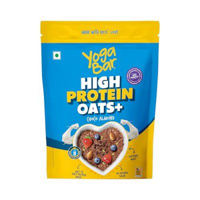 Yogabar Highest Protein Oats 850g | Dark Chocolate | 23g Protein