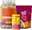 Yogabar No Added Sugar Breakfast Combo | Oatmeal 1kg, Muesli 400g, Peanut Butter 400g Plastic Bottle  (3 x 0.6 kg)...