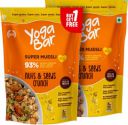 Yogabar Nuts and Seeds Muesli | Muesli with 93% Wholegrains, Nuts, Seeds And Fruits Pouch  (2 x 400 g)...