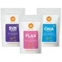 Yogabar Organic Chia Seeds Grade 250g, Organic Roasted Flax Seeds 250g, Sunflower Seeds for Eating Protein and Fibre Rich Superfood | Healthy Snacks 250g (Pack of 3)...