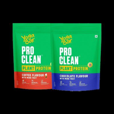 Yogabar Plant Protein Plant-Based Protein (1 kg, Chocolate, Coffee)