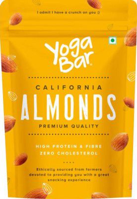 Yogabar Premium California Almonds | 100% Natural Crunchy Badam Giri Almonds  (900 g)