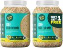 Yogabar Steel Cut Oats 1.5kg Pack of 2 Plastic Bottle (2 x 1.5 kg)...
