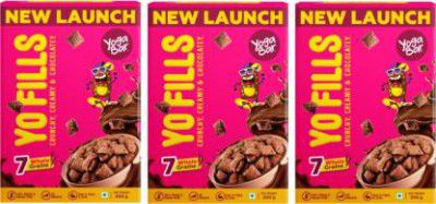 Yogabar YoFills Breakfast Cereal Pack of 2 |0 Maida & 100% Natural Box (2 x 200 g) Bites  (3 x 200g)