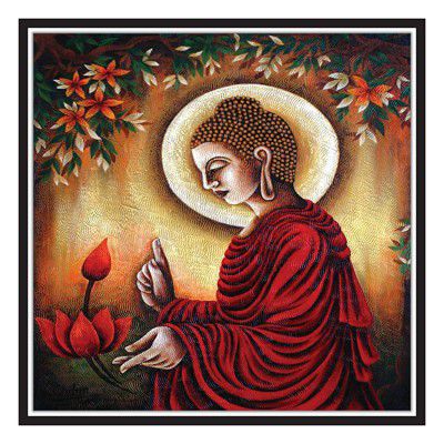 Yogine Rolled Paper Poster Wall Art & Wall Décor - Self Adhesive (12x12 inches)-Rolled-211/222-40