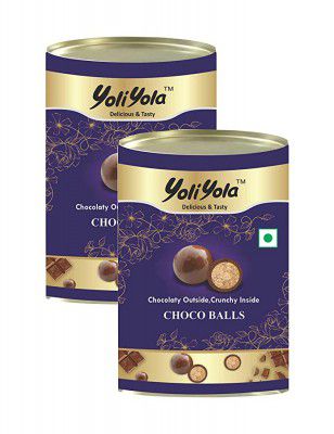 YOLI YOLA Choco Balls Tin Pack 50g (Pack of 3)