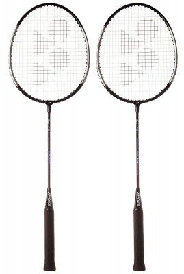 Yonex GR 303 Aluminum Blend Badminton Racquet with Half Cover, Set of 2