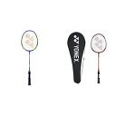 Yonex Nanoray 6000I G4-U Badminton Racquet with free Full Cover+Yonex GR 303 Aluminum Blend Badminton Racquet with Full Cover (Red)...