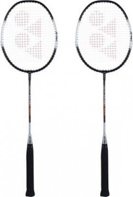 YONEX ZR-100 Light Black Strung Badminton Racquet (Pack of: 2, 85 g)