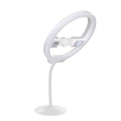 Yongnuo YN128 II Portable Photography Ring Light Bicolor Beautify LED Light for DSLR Camera iPhone Samsung Phone Live Video Selfie White + Wingoneer Diffuse