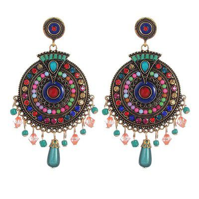 YouBella Jewellery Bohemian Multi-Color Earrings for Girls and Women