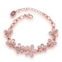 YouBella Jewellery Bracelets for Women Stylish Rose Gold Plated Crystal Bracelet Bangle Jewellery for Girls and Women...