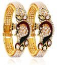 YouBella Jewellery Traditional Gold Plated Bracelet Bangle Set for Girls and Women...