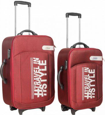 Yours Luggage Soft Body Luggage - (Set of 2) (22 & 26 Inch) LISBON SERIES