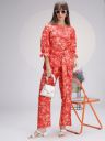 Youthnic Women's Cotton Blend A-line Printed Co-ords Set...