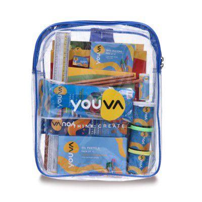 Youva Navneet School Bumper Kit - Combo for Students | Assorted Products in a PVC Transparent Bag