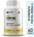 YouWeFit Omega-3 Fish Oil | 1250mg Triple Strength Fish Oil Capsules | No Fishy Burps  (60 Capsules)...