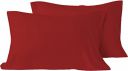 YRM Bedding's Hotel Quality Microfiber All Season Queen Size (20\' x 30\' Inches/51cm x 76cm) Pillow Covers|Burgundy...