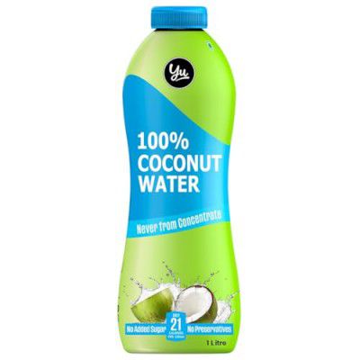 Yu - 100% Natural Coconut Water - Zero Preservatives - No Added Sugar - 1 litre