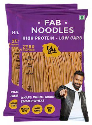 Yu Foodlabs - Fab Noodles - Low Carb & High Protein 300G (Pack Of 2)