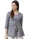 YUVVIK Women's Geometric Printed Cotton Top...