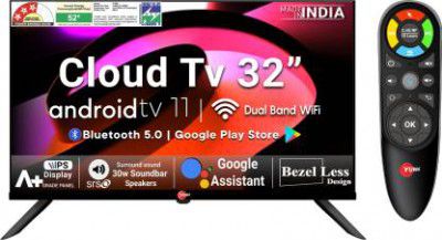 Yuwa 80 cm 32" HD Ready LED Smart Android TV 2023 Edition   