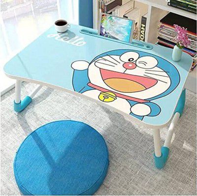 ZAFRA Doremon Wood Portable Laptop Table  (Finish Color - Doremon, Pre Assembled)