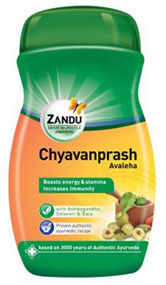 Zandu Chyawanprash Avaleha - 900g | Improves Respiratory and Digestive Health, Boosts Strength and Stamina, 2X Immunity