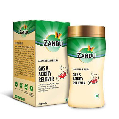 Zandu Gas & Acidity Reliever - Aadhman Har Churna (200 Gm) 
